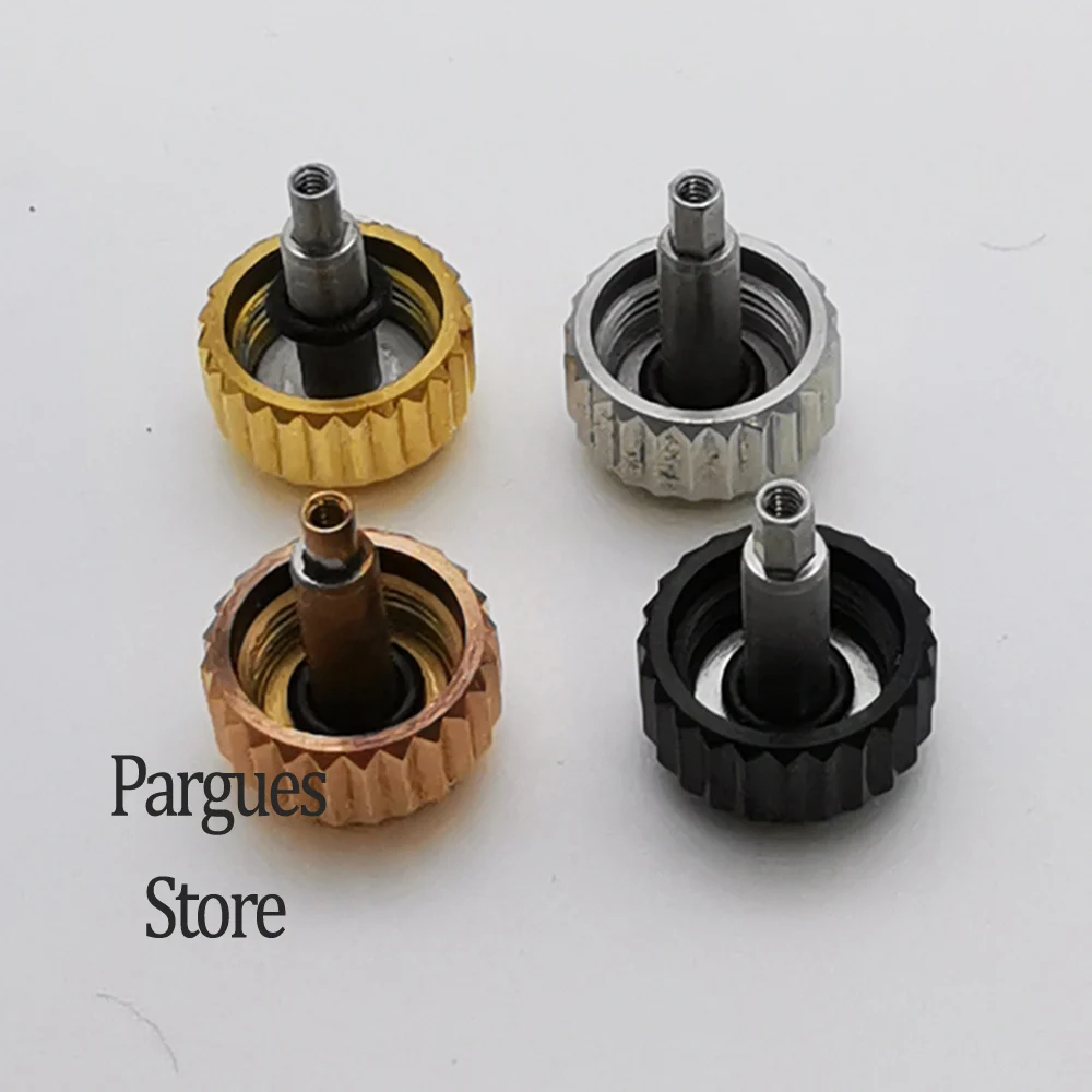 Elegant Multi-Color Watch Crown