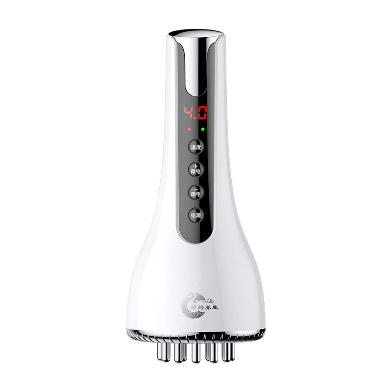 

Microcurrent Meridian Scraping Infrared Body Detox Massage Health Comb Unblocking Warm Brush Shape Live Blood Shu Tendon