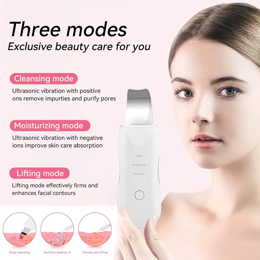 Blackhead Remover Deep Facial Cleansing Spatula Face Cleaning Lift Machine Peeling Shovel Pore Cleaner Black Dot Sebum remover blackhead remover facial cleaner facial scrubber