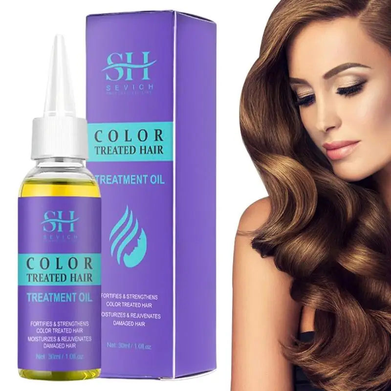 

Anti-Frizz Hair Oil 1.01oz Hair Oil For Color-Treated And Dyed Hair Insulation Hair Oil Hair Essence For Improving Color Effect