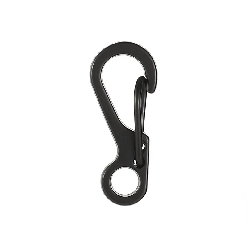

10pcs/batch Mini Carabiner Clip Micro Alloy Spring Clip Key Chain Buckle Small Hanging Buckle for Backpack Camping Bottle
