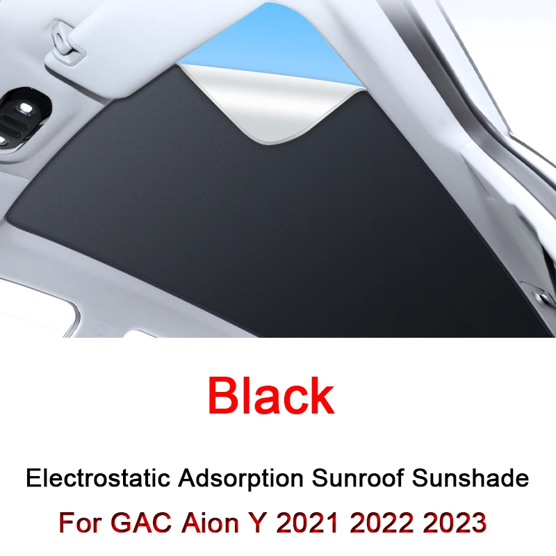 

Car Electrostatic Adsorption Sunroof Sunshade Cover For GAC Aion Y 2021 2022 2023 Heat Insulation Skylight Sticker Accessories
