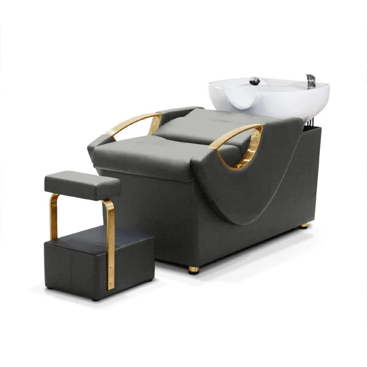 

Hot selling Beauty Hair shampoo bed salon Furniture barbershop washing basin bowl Shampoo Chair