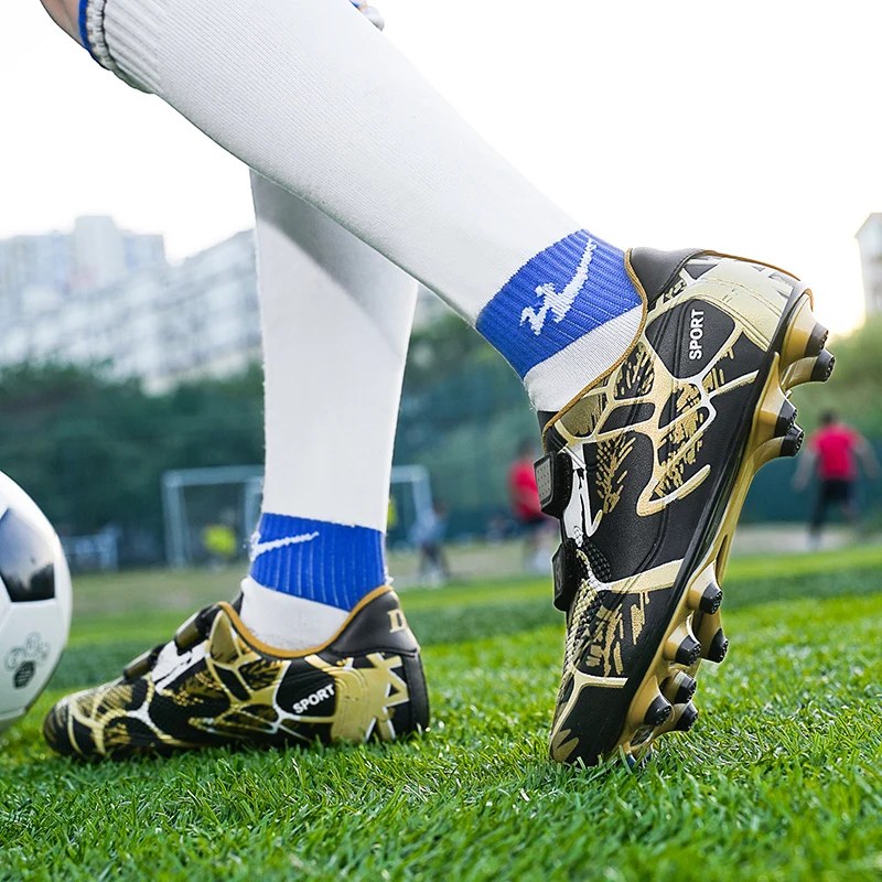 Description Picture 4 of itemKids Soccer Shoes FG/TF Football Boots Professional Cleats Grass Training Sport Footwear Boys Outdoor Futsal Soocer Boots 28-38