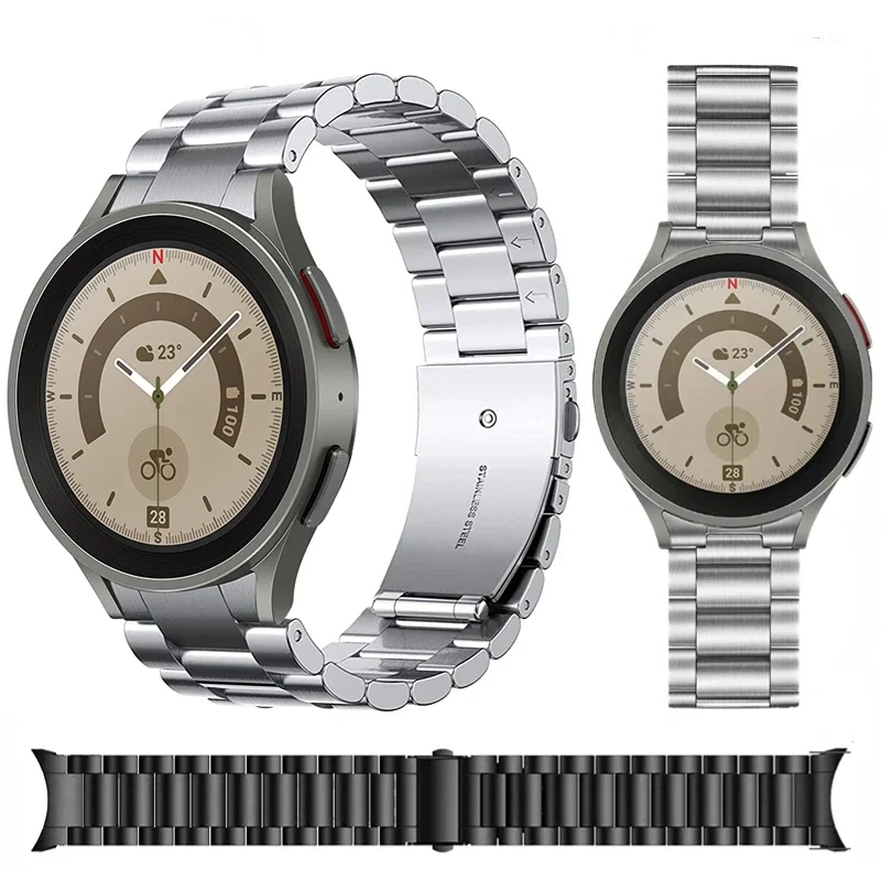 Sleek Stainless Steel Strap with Gapless Design