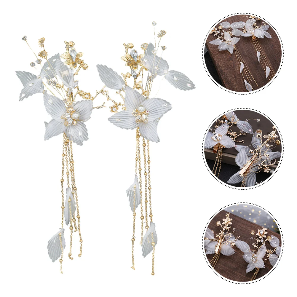 

2PCS Chinese Elements Hairclip Beautiful Fairy Headwear Creative Hairpins