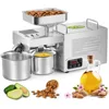 1500W Oil Press Machine Automatic Oil Extractor Organic Oil Expeller (Cold/Hot Press, Digital Display & Temperature Control 1