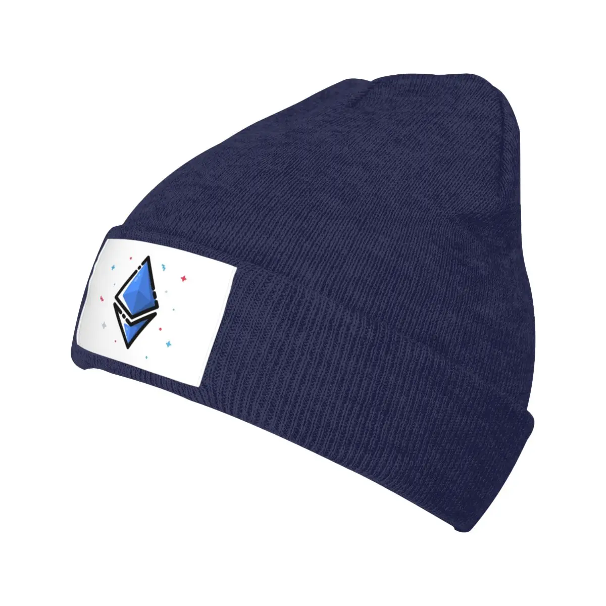 

Cute Ethereum Knitted Hat Beanies Autumn Winter Hats Warm Casual Bitcoin Crypto Cryptocurrency Btc Blockchain Cap for Men Women