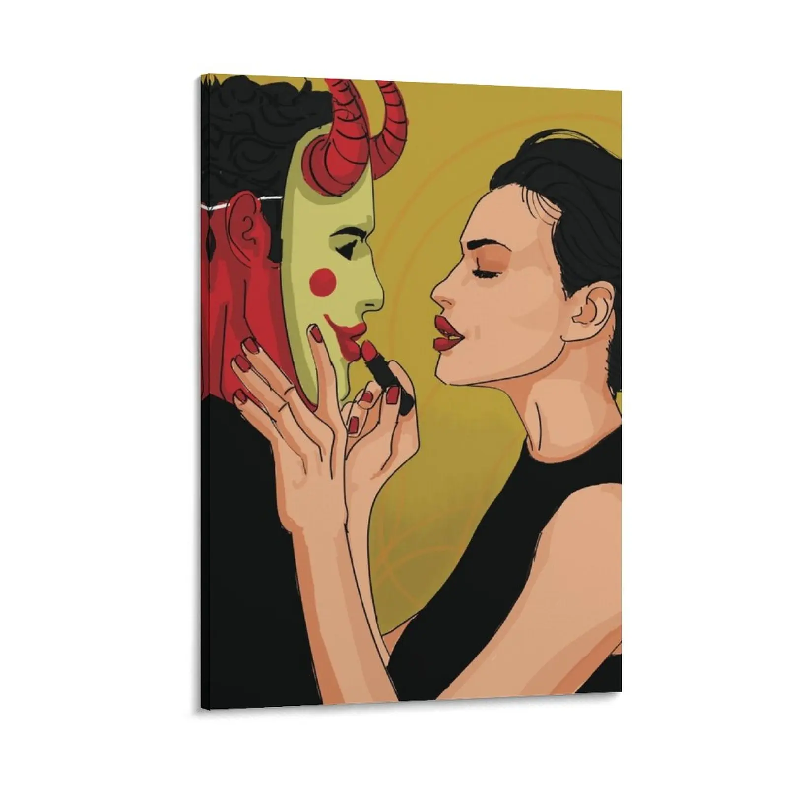 

Wear a mask for you Canvas Painting nordic home decor modern home decoration