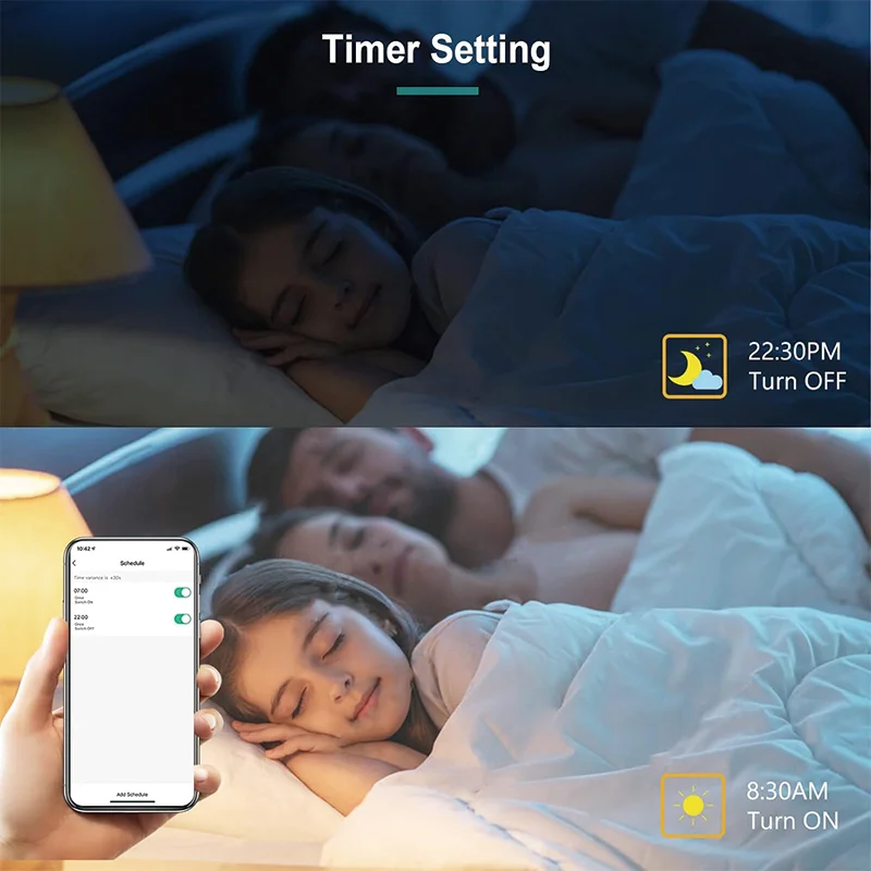 Smart LED Light Bulbs Tuya Bluetooth 9W 220V 85-265V Dimmable RGB APP Control For Bedroom Party