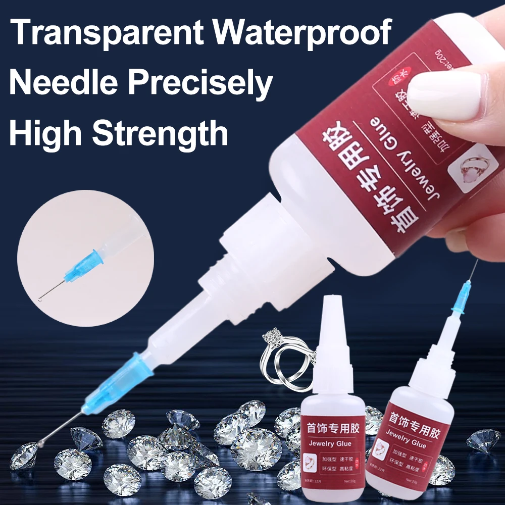 Professional Super Glue DIY Jewelry Making Ring Rhinestone Earring Strong Instant Contact Adhesive Second Cyanoacrylate 502 Bond 4