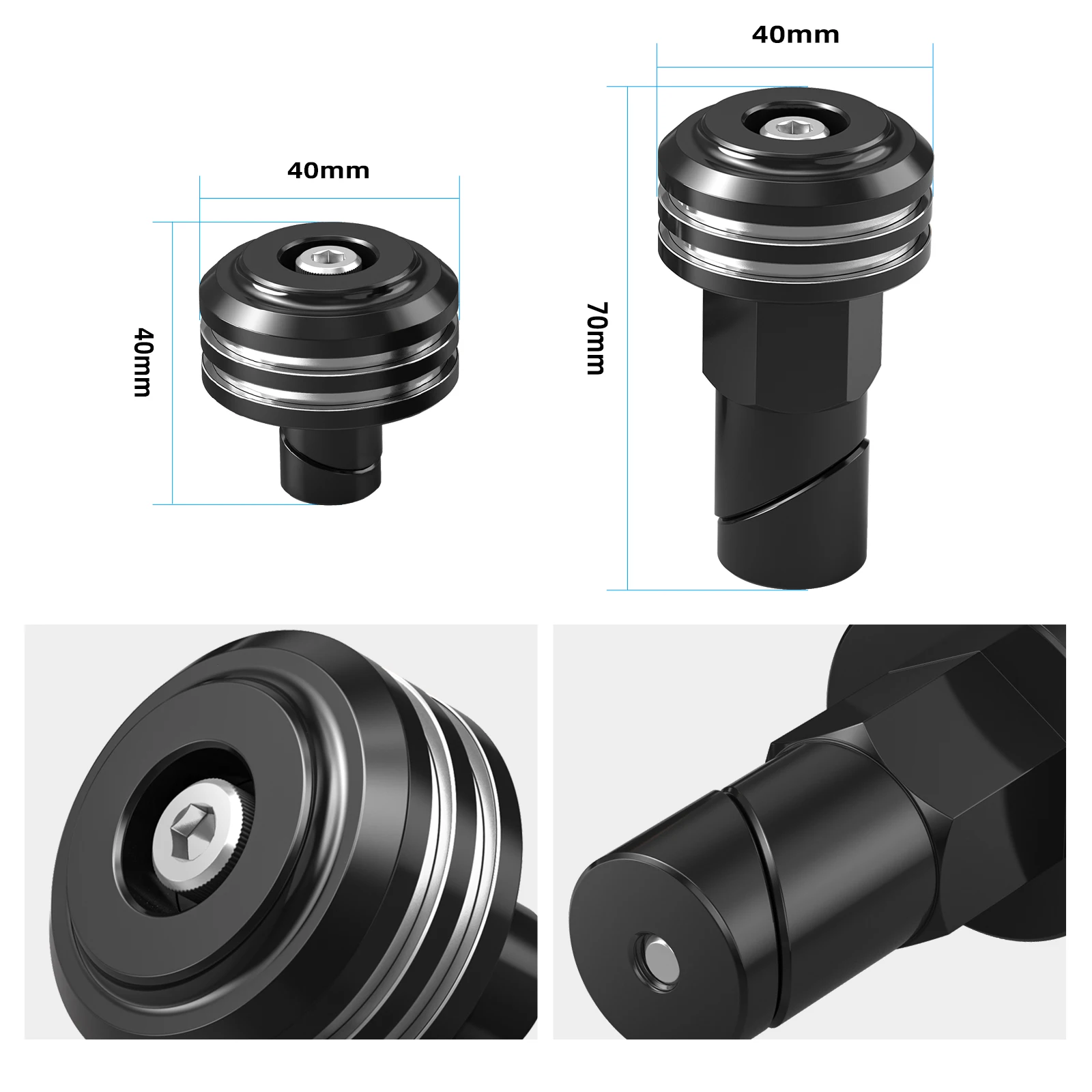 Vorder-/Hinterachsmutterabdeckungen für Harley Sportster S RH1250S Pan America 1250 RA1250S Special RA1250S 2021-2024 CVO RA1250SE 2024 – Detail 16