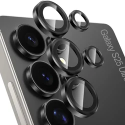 Premium Back Camera Protector - 9D Rear Glass Ring Lens Accessories - S26 (3PCS) (Black 1)
