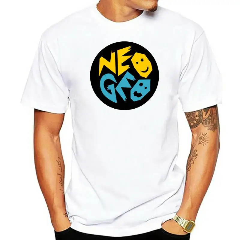 

Tshirt Men Black Short Sleeve Cotton Hip Hop T Shirt Print Tee Shirts Neo Geo Retro Video Game T Shirt