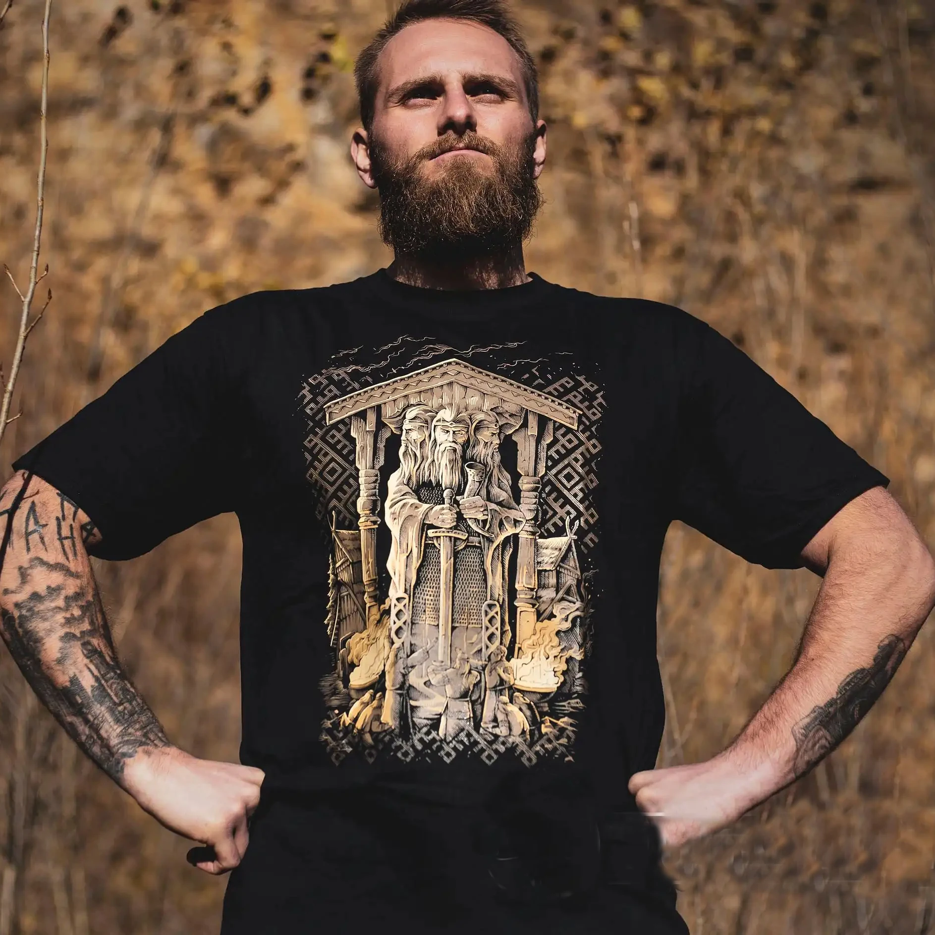 Svetovid: God of Gods In Slavic Mythology T-shirt. High Quality Cotton ...