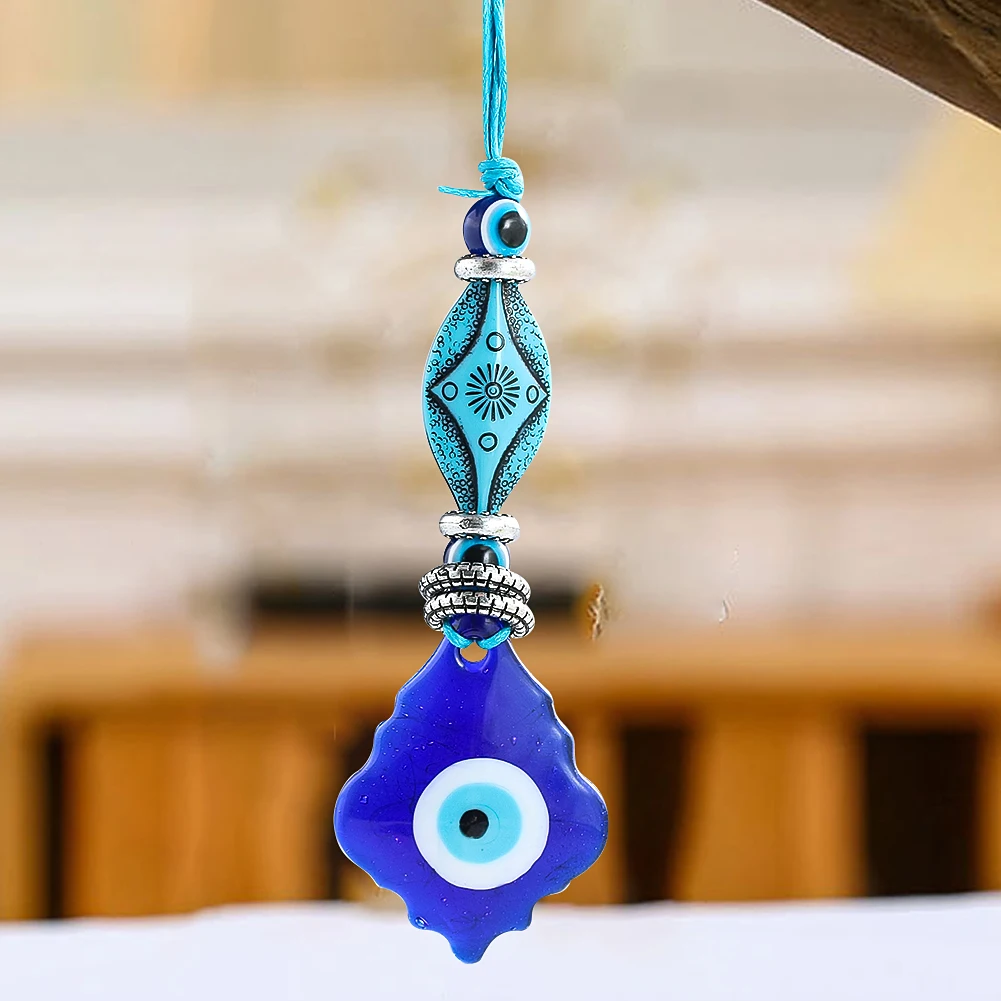 Pendentif œil Bleu Turc Nazar Boncuk – 5 Cm – Porte-bonheur Contre Le Mauvais œil – Décoration Voiture, Maison, Cadeau Symbolique