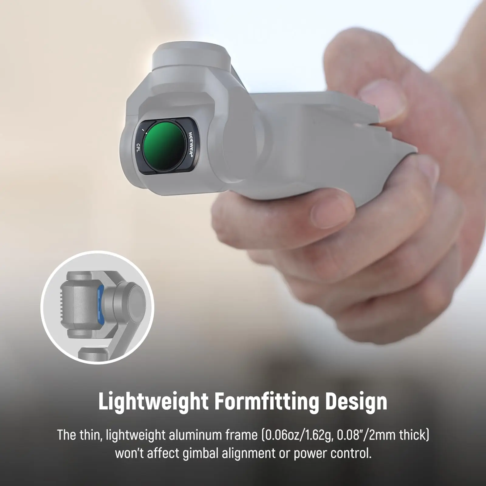 Filtres ND CPL pour Drone DJI - Lot de 4 Filtres ND2-32