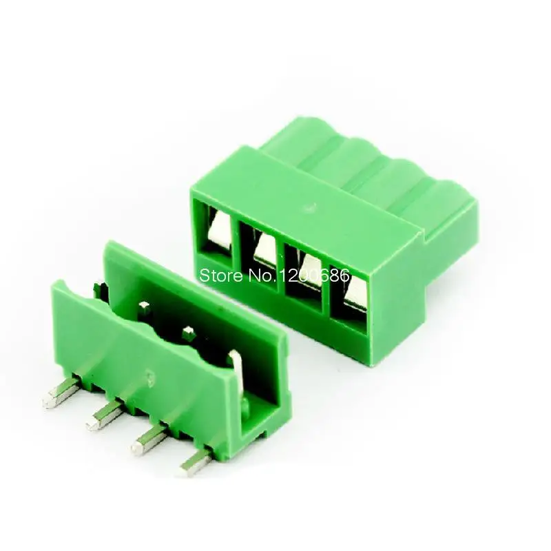 

4pin 5.08 Right angle PCB Terminal Block 5.08mm 0.2" 5.08 4 Pin pcb screw terminal block connector