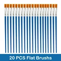20 PCS Flat Brushs