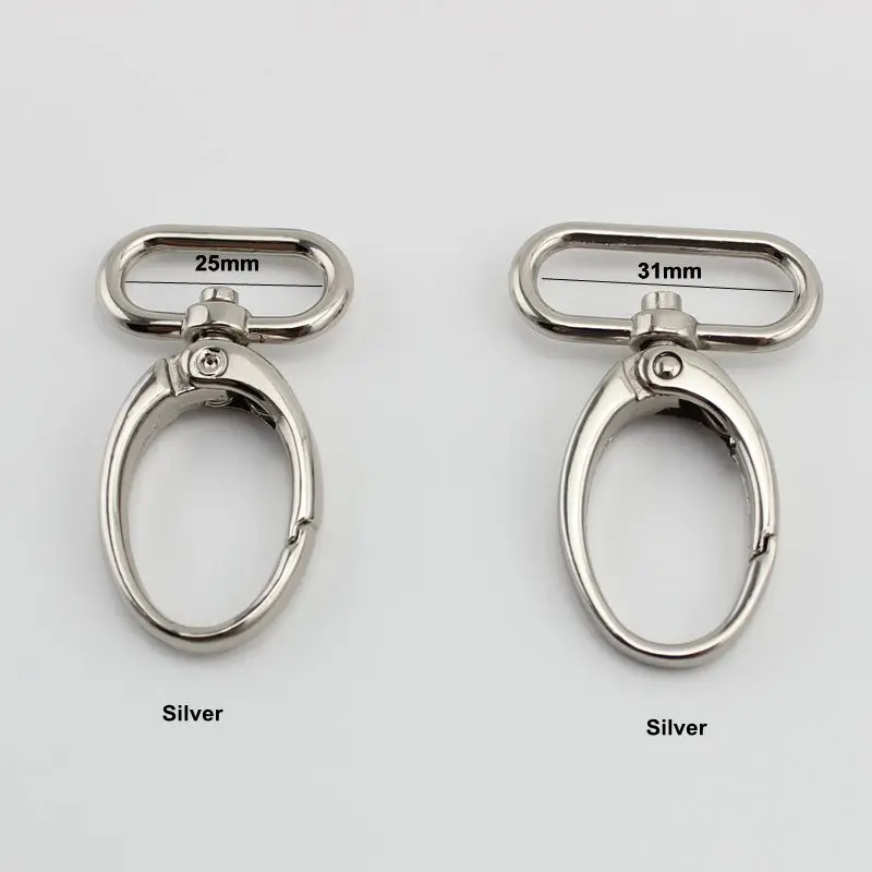 10-30-100pcs 19mm 24mm 31mm 38mm trigger snap hook metal trigger snap ...