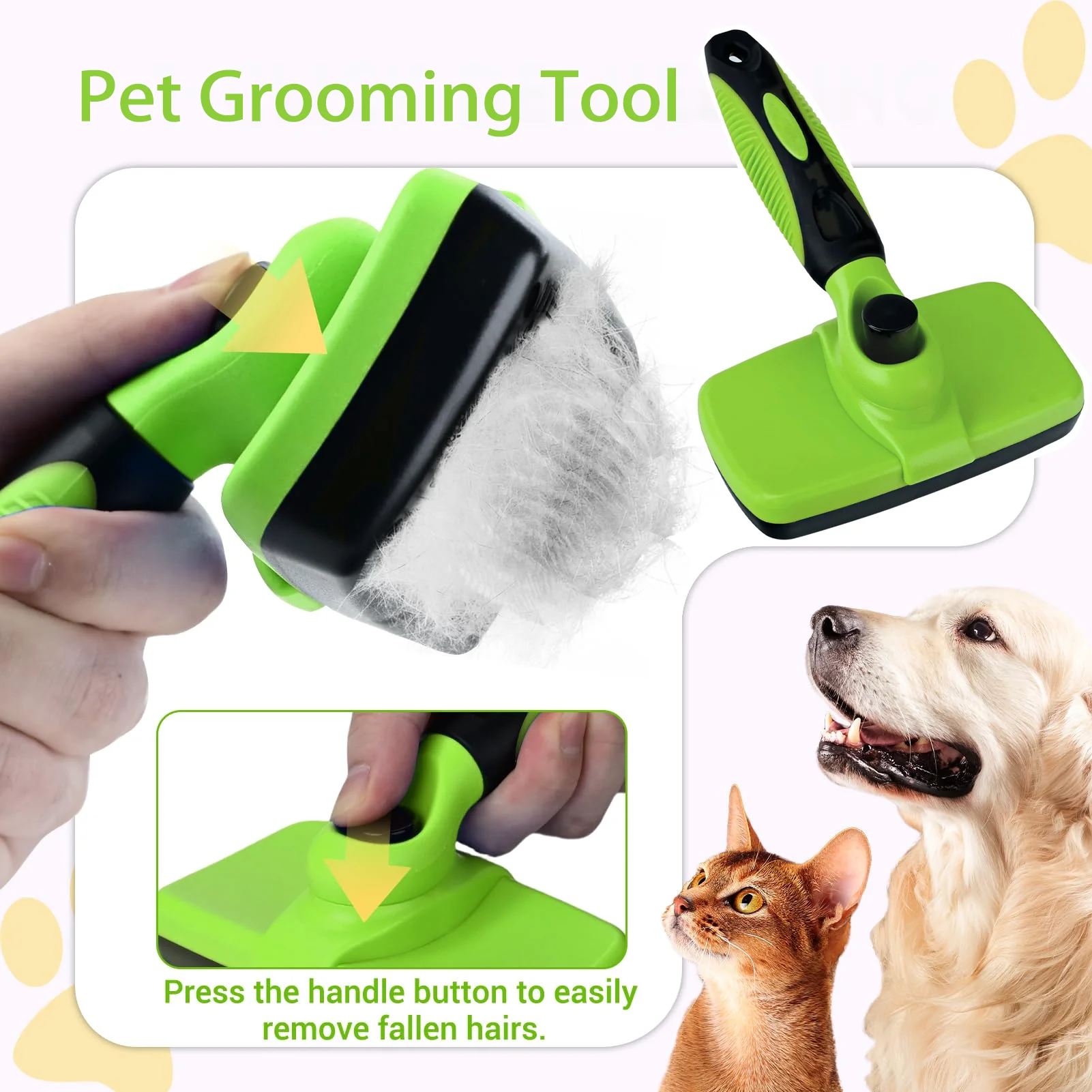 Pet Brush for Dogs Cats Dog Comb Pet Hair Removal Brush Cat Grooming Comb Dog Hair Remover Dog Accessories Dog Massage Combs 1