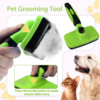 Pet Brush for Dogs Cats Dog Comb Pet Hair Removal Brush Cat Grooming Comb Dog Hair Remover Dog Accessories Dog Massage Combs 1