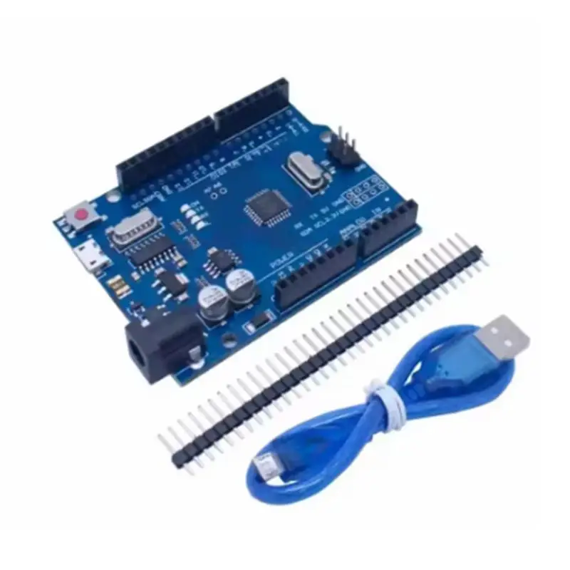 R3 ATMEGA16U2 CH340G+MEGA328P SMD Chip 16Mhz For Arduino R3 Official ATEGA328P Development board + USB CABLE One set image 2