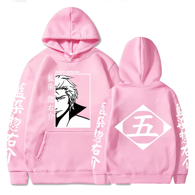 Japan Anime Bleach Aizen Sosuke Cosplay Hoodies Pullovers Tops Man Long  Sleeve Clothes - AliExpress
