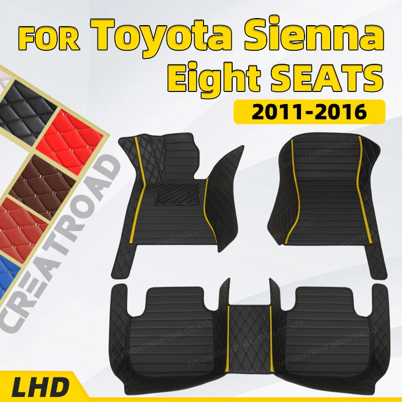 CustomCarfloormatsforToyotaSiennaEightSEAT2011201220132014