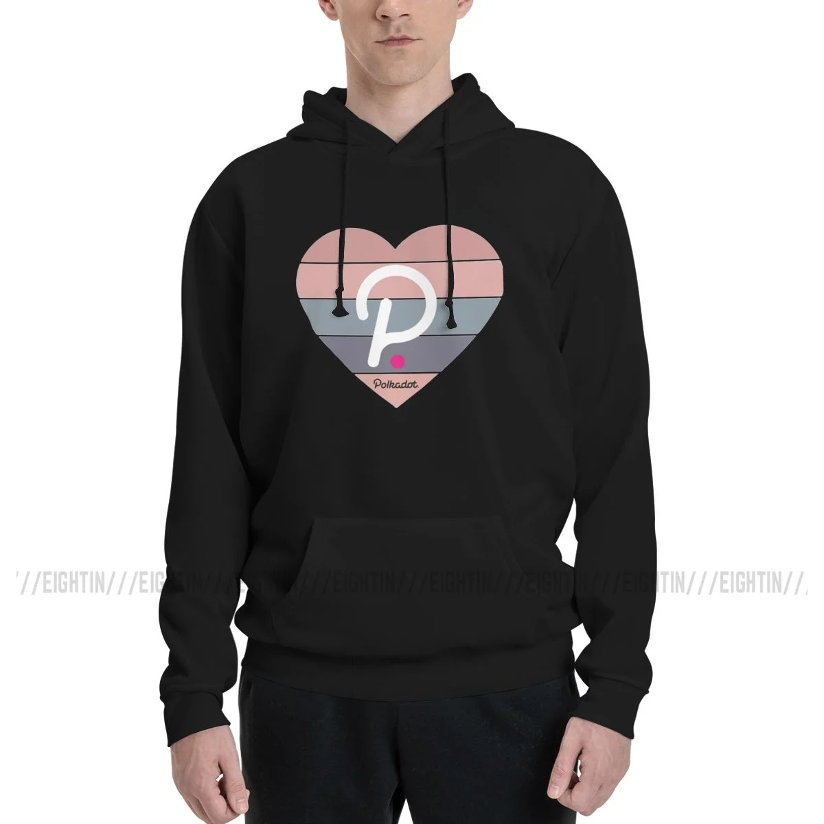 

Men Polkadot Cryptocurrency Hoodies White Couple Sweatshirt Cotton Hooded Sweatshirts Funny Pullovers