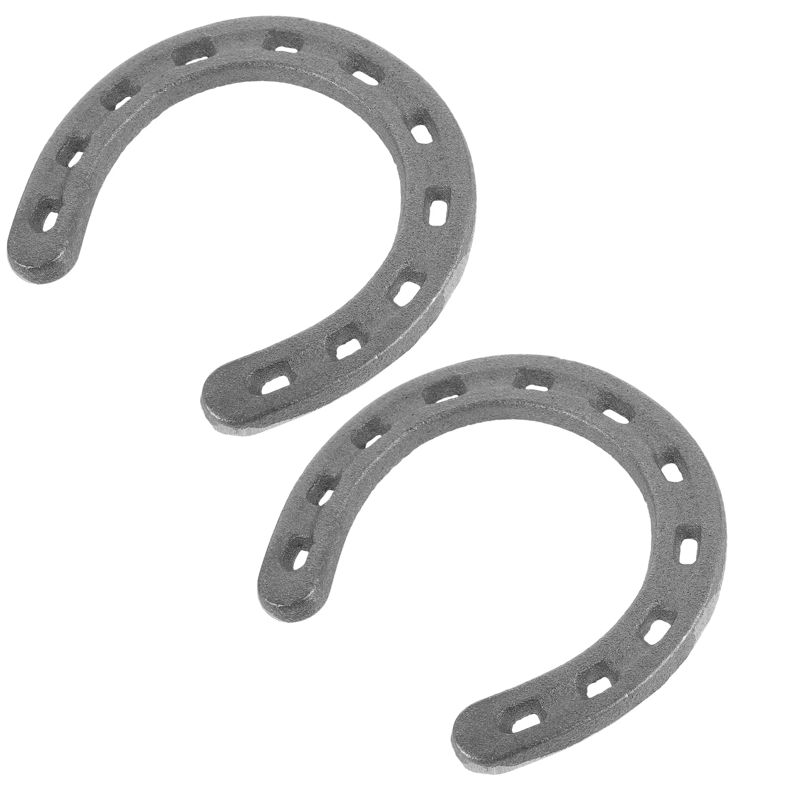 

2 Pcs Horseshoe Decoration Home Adornment Wall Hanging Iron Sculpture Shaped