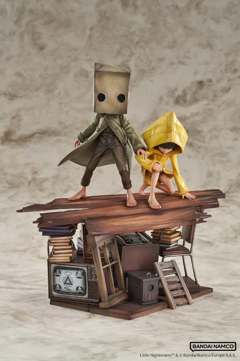 In Stock Original Genuine BANPRESTO Mono Little Nightmares 2 Paper Bag Head  Game Character Model Animation Character Action Toy
