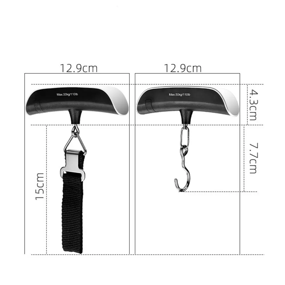 Compact Digital Travel and Fishing Scale - Multipurpose Electronic Luggage Weighing Device