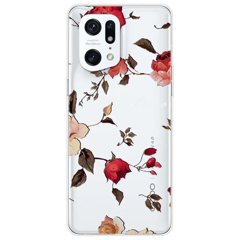 Transparent Soft TPU Silicone Phone Case with Clear Bumper - Lovely Design