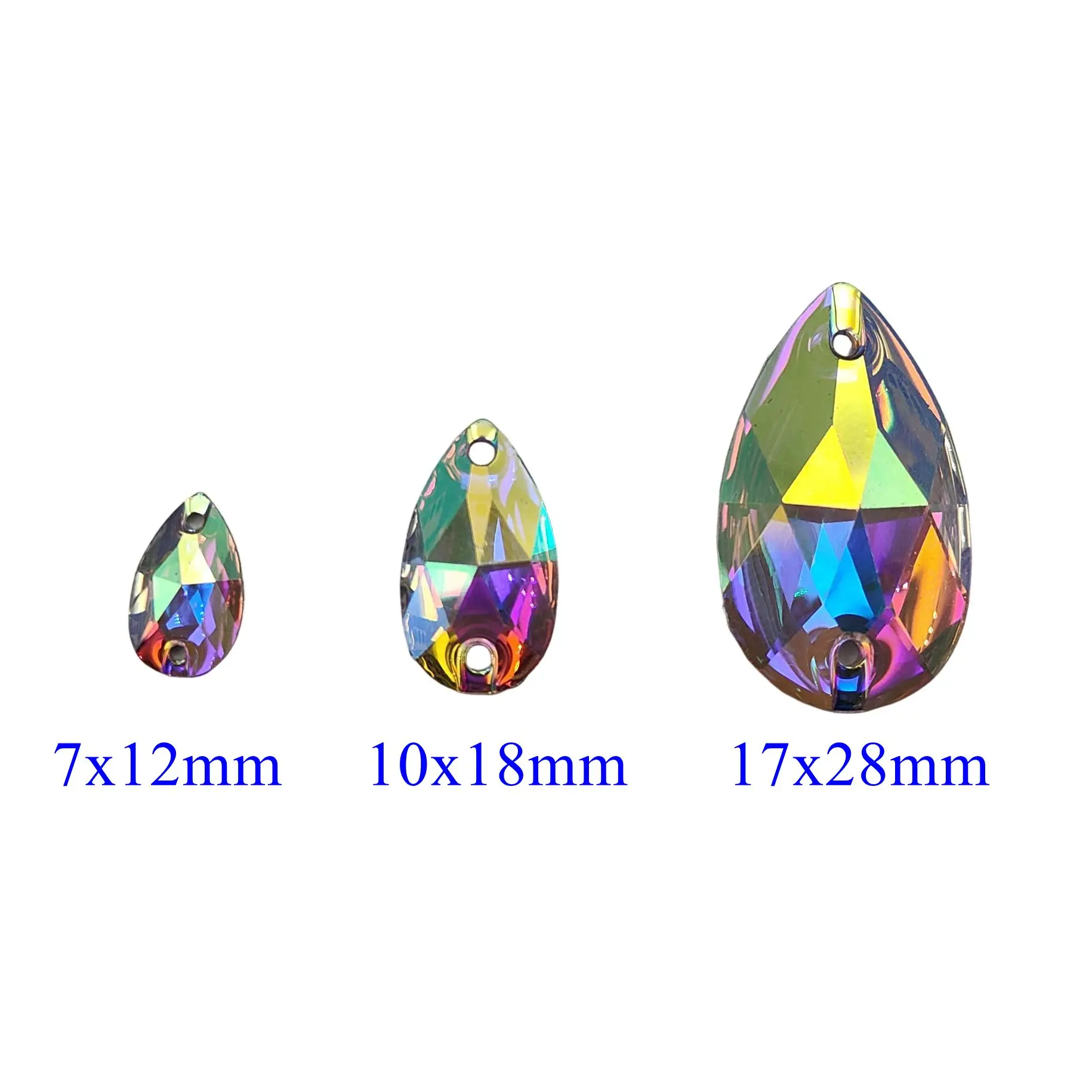 Resin Rhinestones resin rhinestones sew on rhinestones non hot fix rhinestones sewing rhinestones resin rhinestones and pearls non hotfix rhinestones rhinestone accessories rhinestones beads Teardrop Shape Resin Sew On Rhinestones Two Holes Flatback Stones Strass for Clothing Accessories Shoes