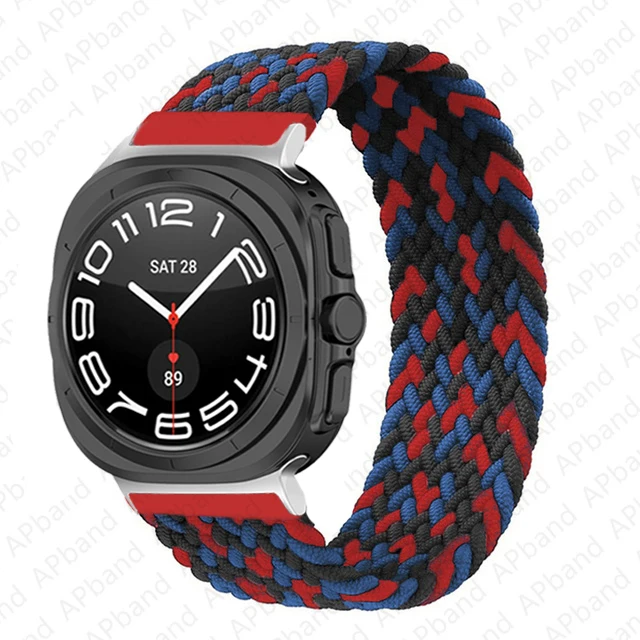 Braided Nylon Solo Loop Watch Strap - Ultra 47mm Band Accessory