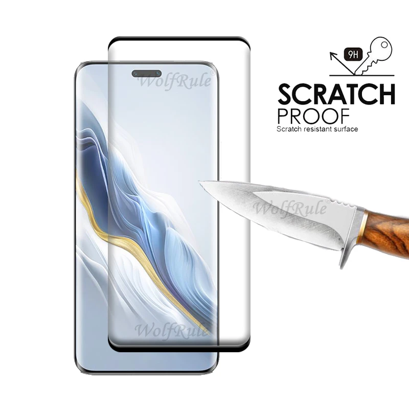 4-in-1 Tempered Glass HD 9H Full Screen & Lens Protector