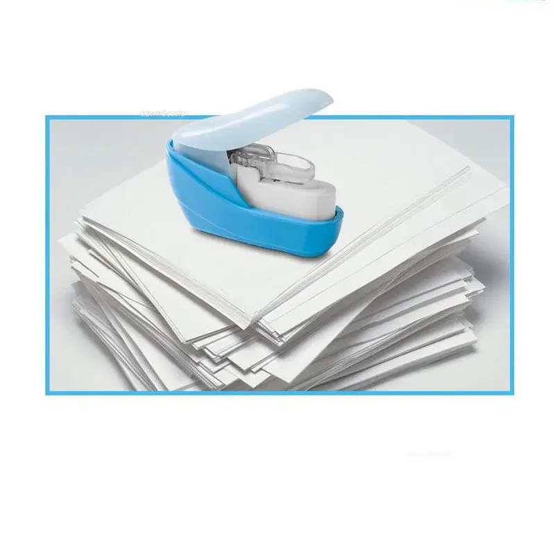 No Nails No Staples Mini Cute Book Stapleless Stapler