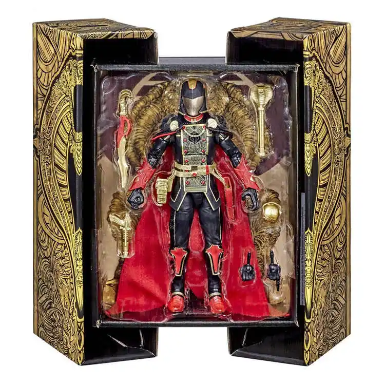 

6inch G.i.joe Classified Series Snake Supreme Cobra Commander Action Figure Ko Collection With Multiple Accessories Collectibles