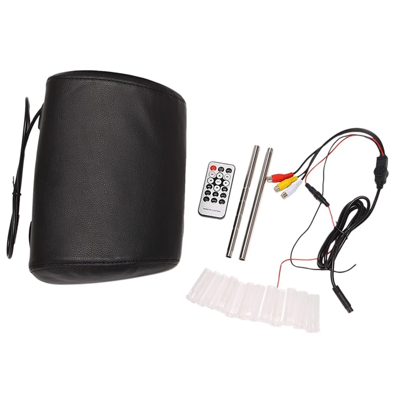 

Car Rear-Seat Multifunction Headrest Display Screen With Zipper MP5 Player Pillow Display Support Mirror Link Black