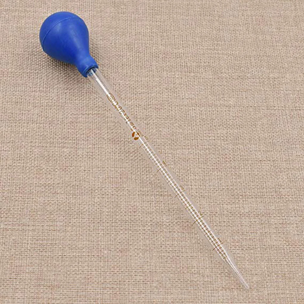 Dropper Reusable Portable Measurement Transfer Rubber Head Scale Pipette 5ml School Laboratory Dropping Tube Accuracy