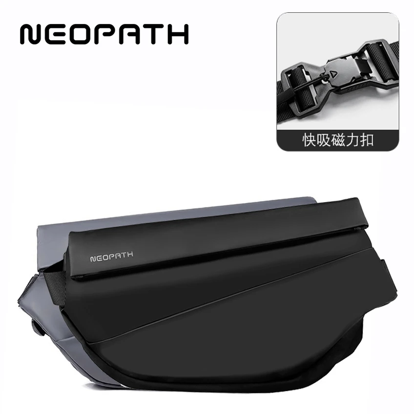 Neopath-men-Fashion-Waist-Pack-Casual-Crossbody-Chest-Bags-Unisex-Hip ...