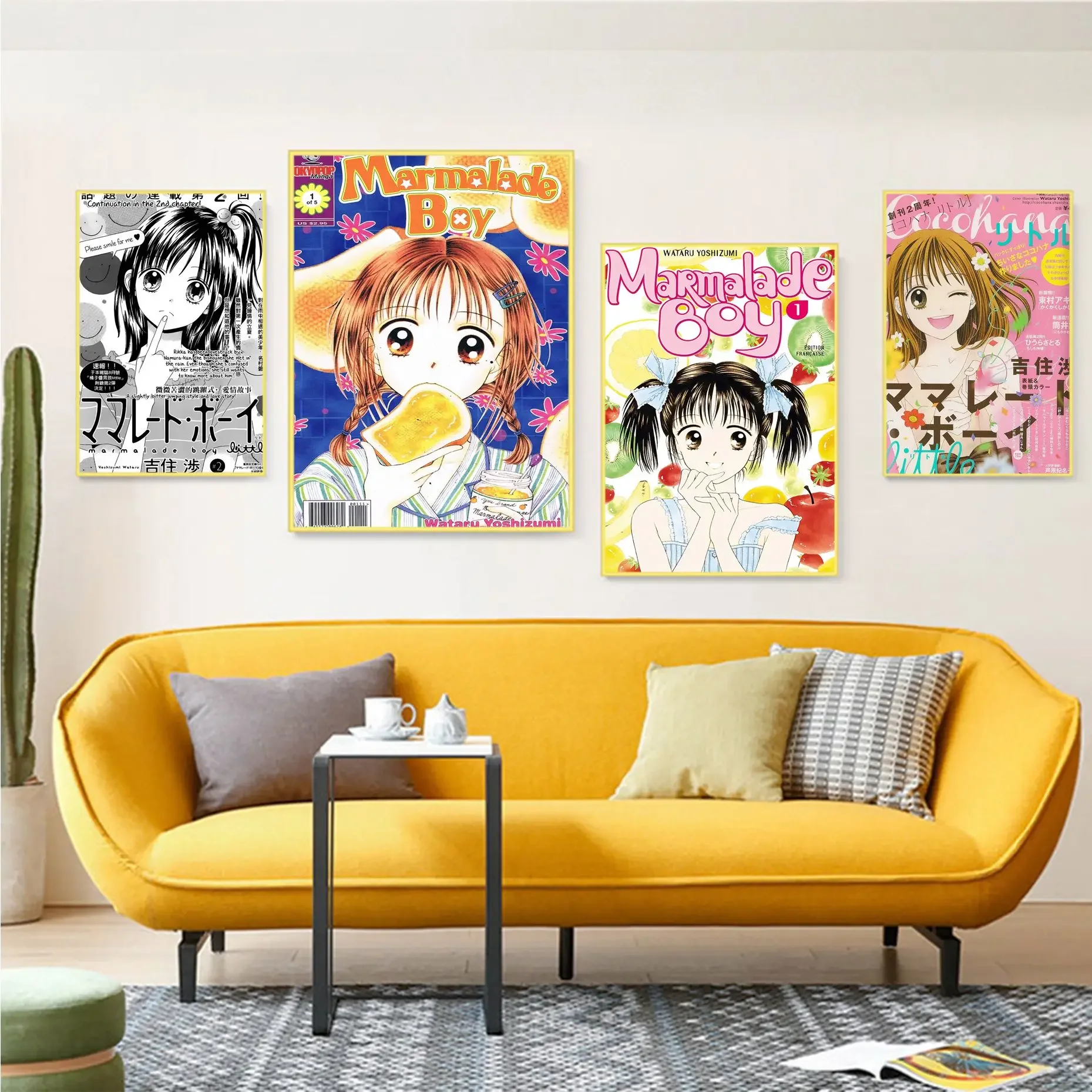 Marmalade Boy Vintage Poster Wall Art Poster Retrò Per La Decorazione Domestica Adesivi Murali Artistici