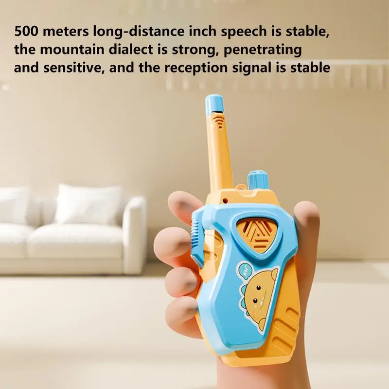 Radio Walkie Talkie Toy Clear Sound Walkie Talkie Set For Children Children's Dinosaur Walkie Talkie Set With Clear Sound For 2