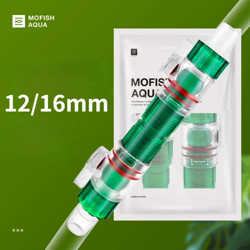 Aquarium Connectors 12/16mm Aquarium Double Tap Quick Release Connector Fish Tank Filter Connector Hose Pipe Valve Accessories