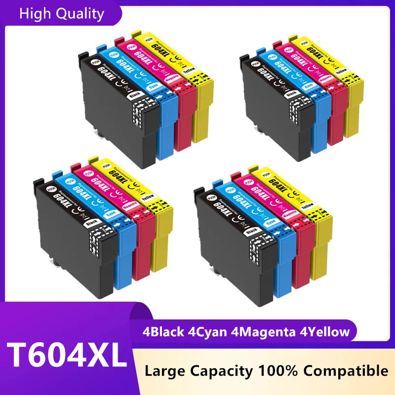 Per Epson 604Xl T604Xl T604 604 Cartucce Di Inchiostro Per Stampanti Epson Xp-2200 2205 3200 3205 4200 4205