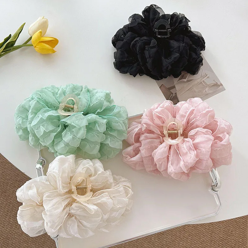 

New Large Hair Claw Multi-layer Clip Oversized Shark Clip Back of Head Women's Accessories Clips for Women Claw Clip