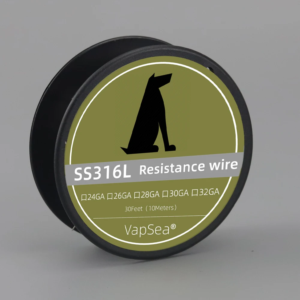 30Feet 10Meters Fused Clapton Coils Alien Twisted Resistances KA1 SS316L NI80 Wire For DL RDL MTL