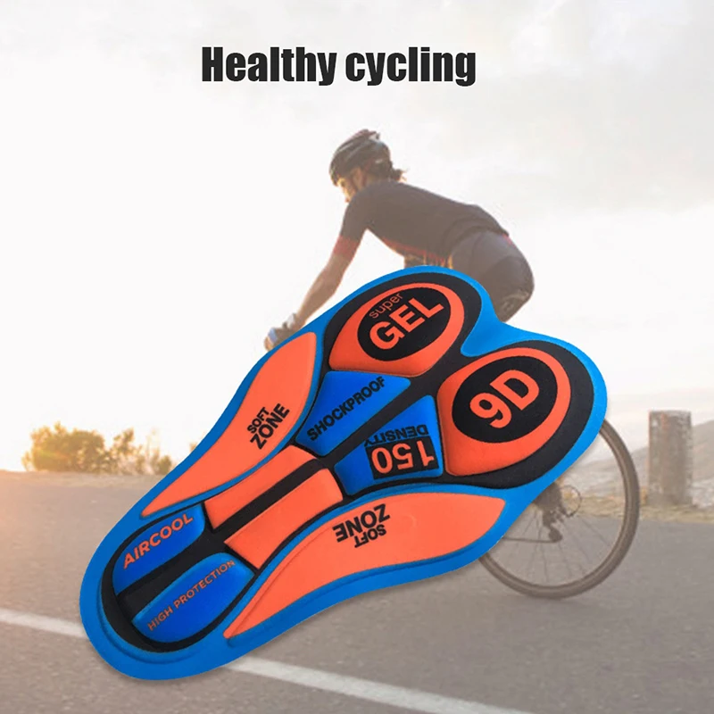 Bicycle Seat Cycling Shorts Cushion Sweat Shock Absorption Outdoor Cycling Seat Pad Sponge Soft