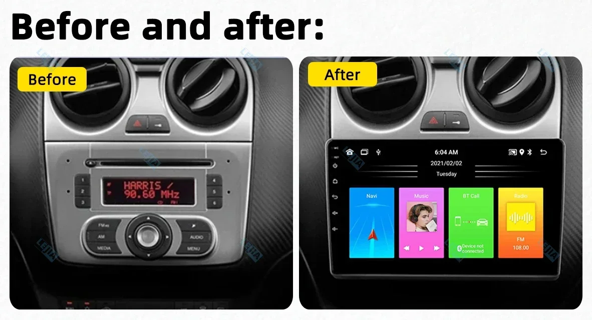 Car Multimedia Player Car Radio Car Radio For Alfa Romeo MiTo 2008-2Din Android Multimedia GPS Navigation Carplay Android Auto Autoradio Head Unit Stereo